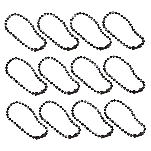 PERSELOSO 100Stücke Runde Perlenketten Eisen Hängende Ketten für DIY Schmuckherstellung Dekorative Tags und Schlüsselringe Vielseitig Einsetzbar für Armbänder PERSELOSO 100Stücke Runde Perlenketten Eisen Hängende Ketten für DIY Schmuckherstellung Dekorative Tags und Schlüsselringe Vielseitig Einsetzbar für Armbänder von PERSELOSO