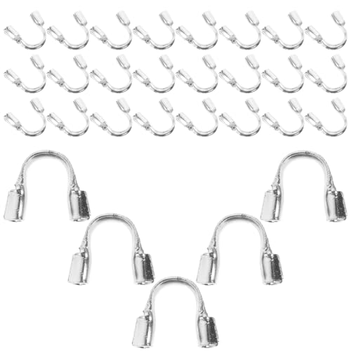 PERSELOSO 100Stücke U Förmige Drahtschleifen Schmuckverschluss für DIY Armbänder und Elegantes Design Schützt Draht vor Abrieb für Handgefertigte Schmuckstücke von PERSELOSO