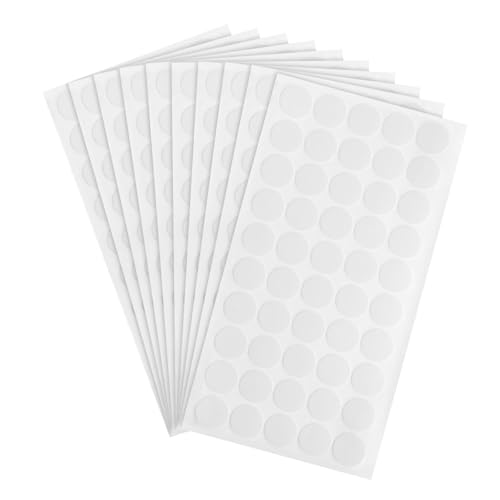 PERSELOSO 10Blätter Doppelseitige Klebepunkte mit À Wiederverwendbar Hochgradig Haftend für Wände Poster und Dekoration ohne Schäden Faserstoff von PERSELOSO