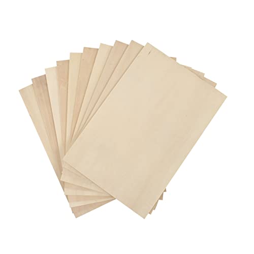PERSELOSO 10Stücke Basswood Sperrholzplatten für DIY Pyrografie Unfertige Holzscheiben zum Basteln und Schnitzen für Kunstprojekte und Ideen PERSELOSO 10Stücke Basswood Sperrholzplatten für DIY Pyrografie Unfertige Holzscheiben zum Basteln und Schnitzen für Kunstprojekte und Ideen von PERSELOSO