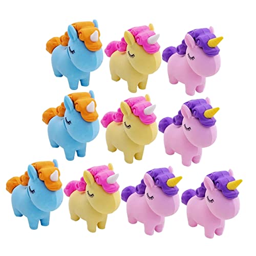 PERSELOSO 10Stücke Einhorn Radiergummi Kreative Puzzle Radiergummis für Mitgebsel für Geburtstagsfeiern Leicht und Platzsparend für Schule PERSELOSO 10Stücke Einhorn Radiergummi Kreative Puzzle Radiergummis für Mitgebsel für Geburtstagsfeiern Leicht und Platzsparend für Schule von PERSELOSO