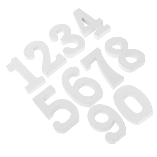 PERSELOSO 10Stücke Holz Requisiten Für Fotografie Weiße Holzfiguren Für Geburtstagsfeiern Hochzeiten Wanddeko PERSELOSO 10Stücke Holz Requisiten Für Fotografie Weiße Holzfiguren Für Geburtstagsfeiern Hochzeiten Wanddeko von PERSELOSO