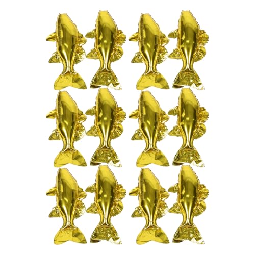 PERSELOSO 12 Große Goldfisch-luftballons: Folienballon Mit Meerestieren Und Fischen Für Kindergeburtstage, Tropisches Sommerstrand-thema, Unterwasser-party-dekorationen PERSELOSO 12 Große Goldfisch-luftballons: Folienballon Mit Meerestieren Und Fischen Für Kindergeburtstage, Tropisches Sommerstrand-thema, Unterwasser-party-dekorationen von PERSELOSO