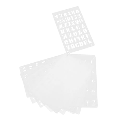 PERSELOSO 12 Stück Buchstaben und Zahlenschablonen Wiederverwendbare Malvorlagen für Diy Türschilder Wanddekoration Hochzeitsfeiern Büro und Wohnraumgestaltung PERSELOSO 12 Stück Buchstaben und Zahlenschablonen Wiederverwendbare Malvorlagen für Diy Türschilder Wanddekoration Hochzeitsfeiern Büro und Wohnraumgestaltung von PERSELOSO