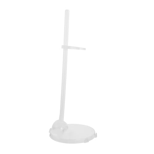 PERSELOSO 12 Stück Puppenständer Puppenhaus Puppen Puppenhäuser Mini Puppenständer Puppenzubehör Mädchen Babypuppe Puppenhalter Schaufiguren Displayständer Puppenständer Kunststoff von PERSELOSO