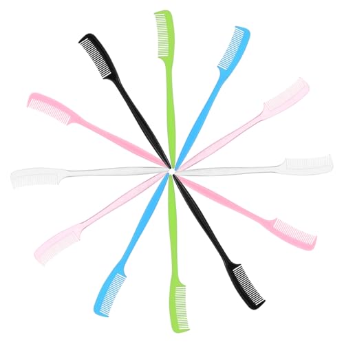 PERSELOSO 12 Stück Spielzeugzubehör kreatives Haar Styling Zubehör Puppenhaarzubehör Kinderkamm Mini-Kamm Mini -Styling -Kamm Puppe Perücke Puppenhaarbürste Puppenzubehör Plastik von PERSELOSO