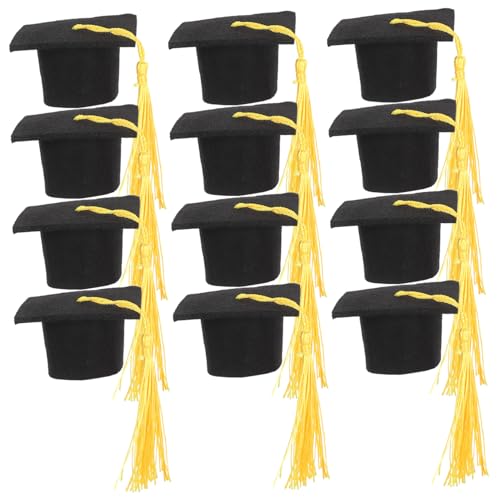PERSELOSO 12 Stück Teiliges Abschlussfeier Kuchen Dekorationen Miniatur Bachelor Hut Tortendeko mit Quaste für Graduierungsfeiern Einfach zu Verwenden und Vielseitig Einsetzbar PERSELOSO 12 Stück Teiliges Abschlussfeier Kuchen Dekorationen Miniatur Bachelor Hut Tortendeko mit Quaste für Graduierungsfeiern Einfach zu Verwenden und Vielseitig Einsetzbar von PERSELOSO