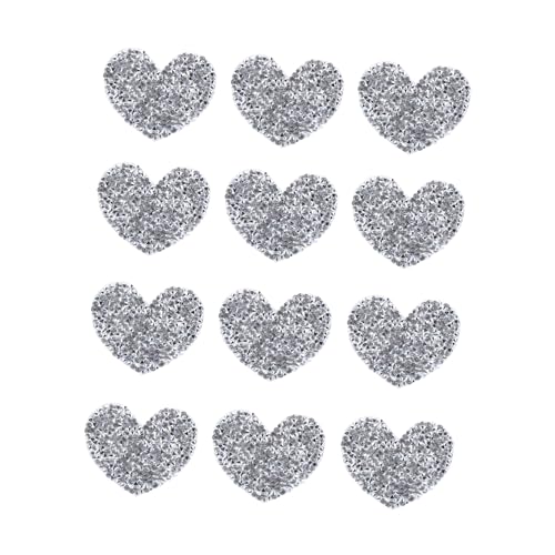 PERSELOSO 12 Stück Teiliges Herzförmige Strass Bügelbilder Glitzernde Aufbügelflicken für Kleidung DIY Bekleidungszubehör zum Aufbügeln Jeans Shirts Taschen Hüte PERSELOSO 12 Stück Teiliges Herzförmige Strass Bügelbilder Glitzernde Aufbügelflicken für Kleidung DIY Bekleidungszubehör zum Aufbügeln Jeans Shirts Taschen Hüte von PERSELOSO