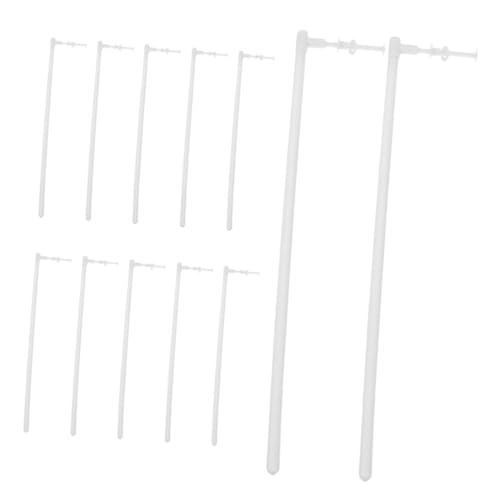 PERSELOSO 12 Stück Windmühlen Ersatzstäbe Robuste DIY Windrad Stangen für Kreative Gartenprojekte Leicht Zusammenbaubar für Garten Balkon und Terrasse von PERSELOSO