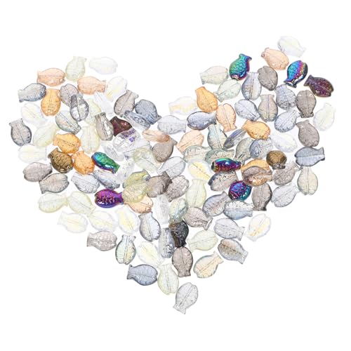PERSELOSO 120 Stück Glasperlen Fische für DIY Schmuckherstellung Bunte Fisch Charms Vielseitige Bastelperlen für Armbänder und Ohrringe für Kreative Projekte PERSELOSO 120 Stück Glasperlen Fische für DIY Schmuckherstellung Bunte Fisch Charms Vielseitige Bastelperlen für Armbänder und Ohrringe für Kreative Projekte von PERSELOSO