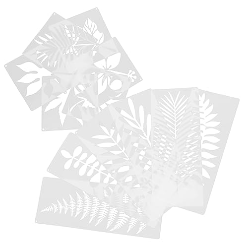 PERSELOSO 12St Malvorlage Schablonen Filzstifte Markierungen benutzerdefinierte Schablone Kunstmarker plastikenten bastelzeug kettelstifte Stencil Blumenvorlage Formen zeichnen das Haustier von PERSELOSO