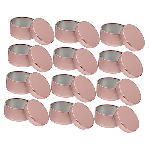 PERSELOSO 12Stücke Kerzenbehälter Metall Runde Tragbare Dosen für DIY Kerzen und Aufbewahrung für Reisen und Kreative Projekte PERSELOSO 12Stücke Kerzenbehälter Metall Runde Tragbare Dosen für DIY Kerzen und Aufbewahrung für Reisen und Kreative Projekte von PERSELOSO