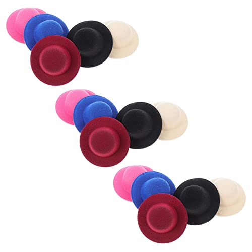 PERSELOSO 15 Stück Mini-puppenhüte Bastelhut-zubehör Für Mädchenspielzeug Sichere Materialien Dekorationen Für Hüte Und Spielzeug Für Mädchen von PERSELOSO