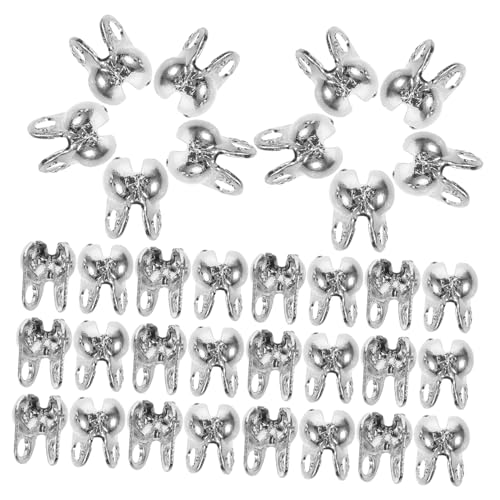 PERSELOSO 150 Stück Schmuck Endkappen Kupfer Plated Crimpperlen für Diy Schmuck Langlebige Verbindungselemente für Kreative Designs für Bastelprojekte und Schmuckherstellung von PERSELOSO
