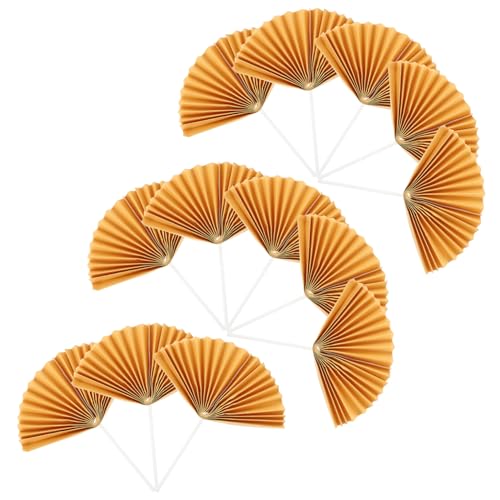 PERSELOSO 16 Stück Teiliges Papierfächer Kuchen Topper für Geburtstagsfeier Kreative Tortendeko für Cupcakes und Desserts Faltfächer für Partys PERSELOSO 16 Stück Teiliges Papierfächer Kuchen Topper für Geburtstagsfeier Kreative Tortendeko für Cupcakes und Desserts Faltfächer für Partys von PERSELOSO