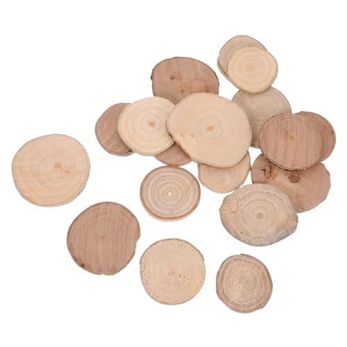 PERSELOSO 18 Stück Teiliges Unvollendete Holzscheiben für Diy Projekte Natürliche Baumscheiben Durchmesser für Hochzeitsdekoration und Handwerk PERSELOSO 18 Stück Teiliges Unvollendete Holzscheiben für Diy Projekte Natürliche Baumscheiben Durchmesser für Hochzeitsdekoration und Handwerk von PERSELOSO