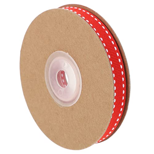 PERSELOSO 1Rolle Geschenkband für DIY Rotes Dekoband für Blumensträuße Kunsthandwerk und Wohnraumdekoration Strapazierfähiges Vielseitiges Bastelmaterial von PERSELOSO