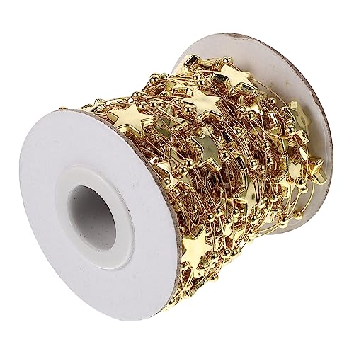 PERSELOSO 1Rolle Perlenschnur für DIY Schmuck Multifunktionale Sternperlen Kette für Halsketten und Armbänder Dekoration für Feiertagsfeiern und Events PERSELOSO 1Rolle Perlenschnur für DIY Schmuck Multifunktionale Sternperlen Kette für Halsketten und Armbänder Dekoration für Feiertagsfeiern und Events von PERSELOSO