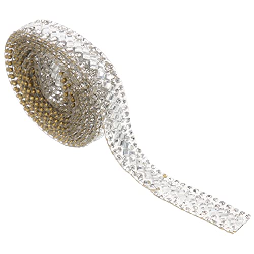 PERSELOSO 1Rolle Selbstklebendes Strassband Dekoratives DIY Band für Kleidung Hochzeiten Bastelprojekte Hochwertiges Langlebiges Material Einfach Zuzuschneiden PERSELOSO 1Rolle Selbstklebendes Strassband Dekoratives DIY Band für Kleidung Hochzeiten Bastelprojekte Hochwertiges Langlebiges Material Einfach Zuzuschneiden von PERSELOSO