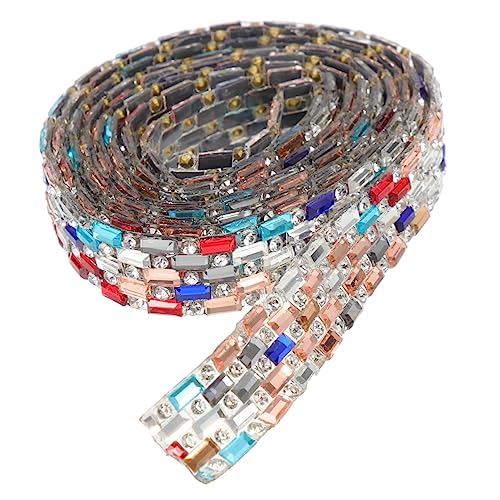 PERSELOSO 1Rolle Selbstklebendes Strassband für DIY Bling Strassbänder zur Dekoration von Kleidung Geschenkboxen Handyhüllen und Mehr Hochtemperaturbeständig Vielseitig Einsetzbar PERSELOSO 1Rolle Selbstklebendes Strassband für DIY Bling Strassbänder zur Dekoration von Kleidung Geschenkboxen Handyhüllen und Mehr Hochtemperaturbeständig Vielseitig Einsetzbar von PERSELOSO