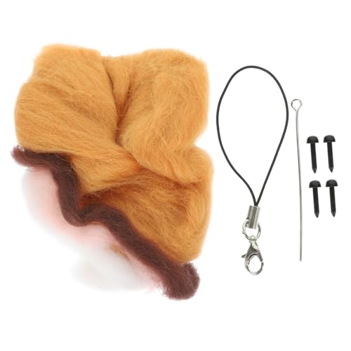 PERSELOSO 1Satz DIY Filz für Handgemachte Corgi Puppe Nadelfilz Kit für Anfänger Wollfilz Kunsthandwerk zu Jedem PERSELOSO 1Satz DIY Filz für Handgemachte Corgi Puppe Nadelfilz Kit für Anfänger Wollfilz Kunsthandwerk zu Jedem von PERSELOSO