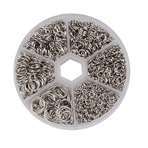 PERSELOSO 1Satz DIY Schmuckzubehör Handgemachte Aufhängeringe Silber Praktische Aufbewahrung für Armbänder und für Bastelprojekte von PERSELOSO