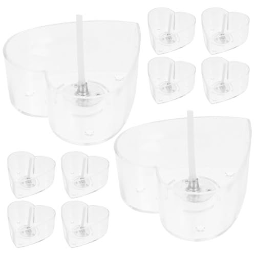 PERSELOSO 1Satz Kerzenhaltern Herzform mit Klaren Behältern und Dochten DIY Kerzenherstellung Kit für Teelichter Geeignet für Verschiedene Wachse und Anlässe von PERSELOSO