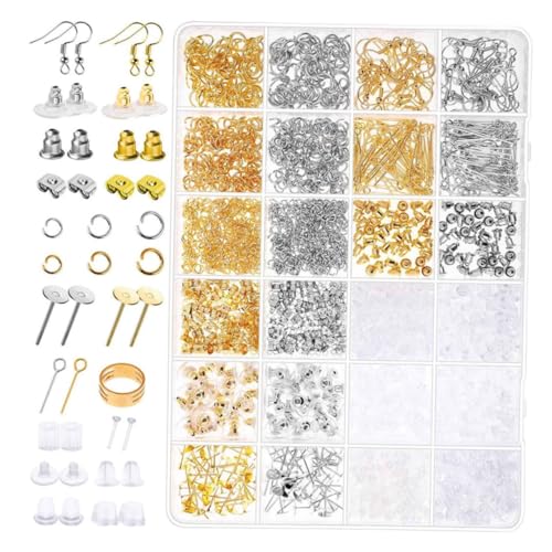 PERSELOSO 1Satz Ohrring Reparaturset DIY Ohrring Stecker Haken Langlebig Glatte Oberfläche für Designs für Schmuckherstellung und Persönliche von PERSELOSO