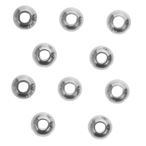 PERSELOSO 1Tasche Edelstahlperlen DIY Spacer Perlen für Schmuckherstellung Langlebige Lose Perlen für Armbänder Halsketten und Ohrringe ca PERSELOSO 1Tasche Edelstahlperlen DIY Spacer Perlen für Schmuckherstellung Langlebige Lose Perlen für Armbänder Halsketten und Ohrringe ca von PERSELOSO