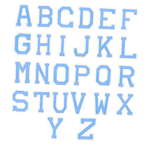 PERSELOSO 2 Buchstaben Stoff Aufkleber Flicken Nähen Stoffaufkleber Stickerei Gestickte Buchstaben Briefe Stickbuchstaben Blaue Buchstabenflecken Chenille-buchstaben Sky-blue PERSELOSO 2 Buchstaben Stoff Aufkleber Flicken Nähen Stoffaufkleber Stickerei Gestickte Buchstaben Briefe Stickbuchstaben Blaue Buchstabenflecken Chenille-buchstaben Sky-blue von PERSELOSO