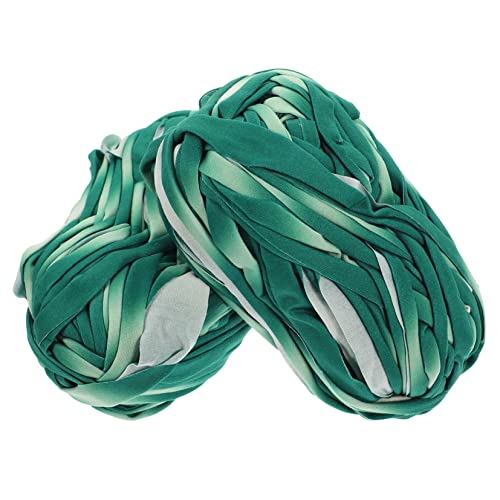 PERSELOSO 2 Rollen Bastelschnur Garn zum Häkeln handwerkliches Häkelgarn Weben von Strickgarn buntes Garn gefärbt Weberei Decke weben Seil DIY -Webenseil Polyester Green PERSELOSO 2 Rollen Bastelschnur Garn zum Häkeln handwerkliches Häkelgarn Weben von Strickgarn buntes Garn gefärbt Weberei Decke weben Seil DIY -Webenseil Polyester Green von PERSELOSO