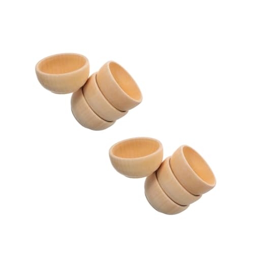 PERSELOSO 2 Sätze Teiliges Set Leerer Holzschalen Für Diy Holzspielzeug Zum Malen Unbehandeltes Holz Für Kreative Bastelprojekte Robuste Und Glatte Oberfläche Für Unendliche 4 Stück * 2 PERSELOSO 2 Sätze Teiliges Set Leerer Holzschalen Für Diy Holzspielzeug Zum Malen Unbehandeltes Holz Für Kreative Bastelprojekte Robuste Und Glatte Oberfläche Für Unendliche 4 Stück * 2 von PERSELOSO