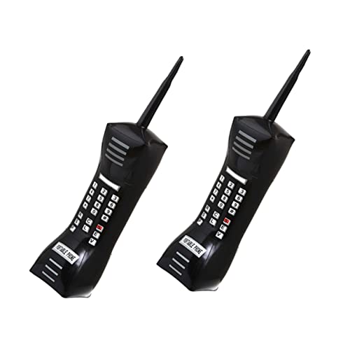 PERSELOSO 2 Stück Aufblasbare Handy Requisiten aus PVC Lustige Simulation Mobiltelefone für Partydekoration und Fotorequisiten Schwarz PERSELOSO 2 Stück Aufblasbare Handy Requisiten aus PVC Lustige Simulation Mobiltelefone für Partydekoration und Fotorequisiten Schwarz von PERSELOSO