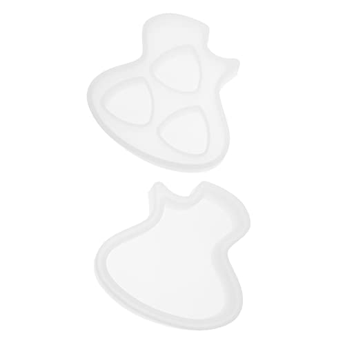 PERSELOSO 2 Stück Gitarren Pick Formen Epoxidharz Gießform für Gitarrenzubehör Leicht und Tragbar für DIY Projekte Milky PERSELOSO 2 Stück Gitarren Pick Formen Epoxidharz Gießform für Gitarrenzubehör Leicht und Tragbar für DIY Projekte Milky von PERSELOSO