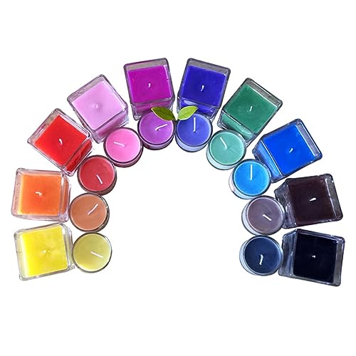 PERSELOSO 2 Stück Kerzen farbstoff Kerze mit Wachsfarbe Farbstoffflocken natürlich Kerzendüfte Kerzenherstellung Kit Kerzenzubehör kerzenherstellung farbstoff Kerze selber machen Hand Kerze von PERSELOSO