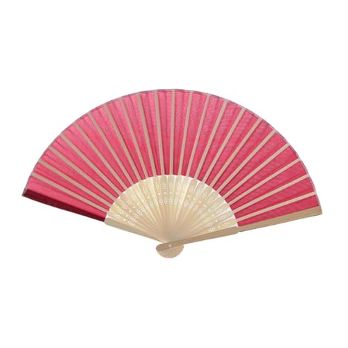 PERSELOSO 2 Stück Klassischer Faltbarer Chinesischer Fächer mit Bambusrahmen und Zierlicher Tragbarer Handfächer für Frauen für Party Hochzeit Dekoration PERSELOSO 2 Stück Klassischer Faltbarer Chinesischer Fächer mit Bambusrahmen und Zierlicher Tragbarer Handfächer für Frauen für Party Hochzeit Dekoration von PERSELOSO
