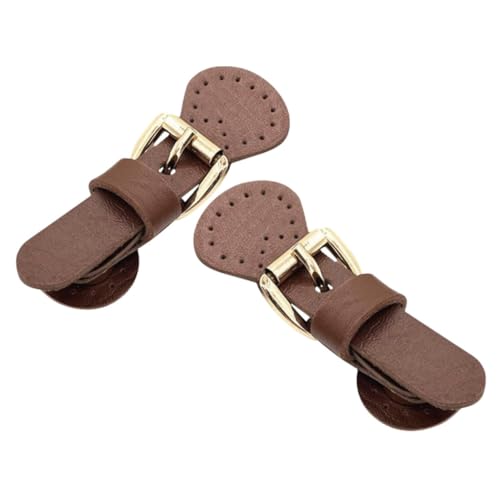 PERSELOSO 2 Stück Magnetverschluss für Kleidung und Taschen Metall PU Leder Druckknöpfe für Einfache Schließung von Jacken Handtaschen und Diy Nähprojekten Dunkelbraun von PERSELOSO