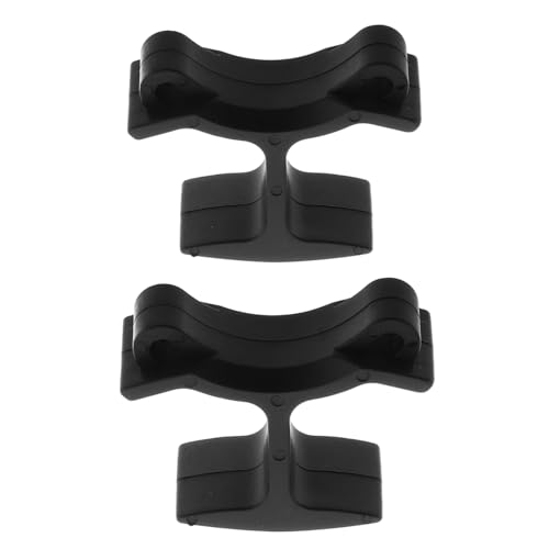 PERSELOSO 2 Stück Pfeifen Fingerclips aus PVC Tragbare Pfeifenhalter für Schiedsrichter und Outdoor Aktivitäten für und Notfälle von PERSELOSO