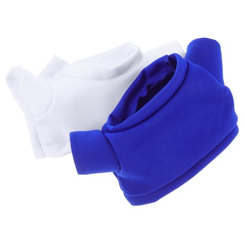 PERSELOSO 2 Stück Shirts für Plüschtiere Kuscheltier Kleidung Weiße Blaue Shirts für Große Stofftiere Kreative Accessoires für Puppen und Teddybären PERSELOSO 2 Stück Shirts für Plüschtiere Kuscheltier Kleidung Weiße Blaue Shirts für Große Stofftiere Kreative Accessoires für Puppen und Teddybären von PERSELOSO