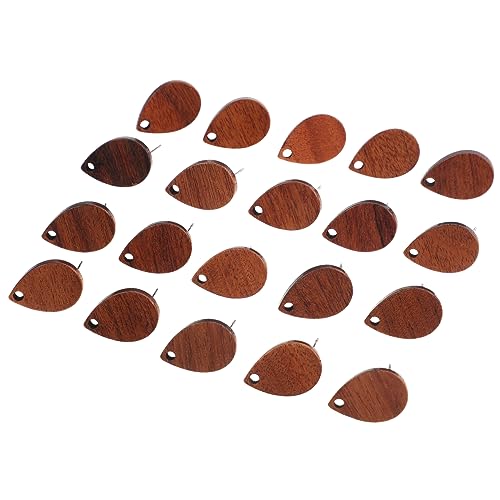 PERSELOSO 20 Stück Teiliges DIY Holz Ohrstecker Leichte Bruchfeste Holz Ohrringpins für Schmuckherstellung Natürliche Farbe Geeignet zum Anhängen von Charms und Perlen Vielseitig für DIY PERSELOSO 20 Stück Teiliges DIY Holz Ohrstecker Leichte Bruchfeste Holz Ohrringpins für Schmuckherstellung Natürliche Farbe Geeignet zum Anhängen von Charms und Perlen Vielseitig für DIY von PERSELOSO