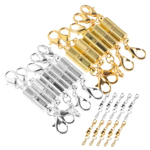 PERSELOSO 20 Stück Teiliges Magnetverschluss für Schmuck DIY Runde Zylindrische Armband und Halskettenverschlüsse Stabile Magnetische Schmuckverbinder Einfach zu Montieren Leicht und PERSELOSO 20 Stück Teiliges Magnetverschluss für Schmuck DIY Runde Zylindrische Armband und Halskettenverschlüsse Stabile Magnetische Schmuckverbinder Einfach zu Montieren Leicht und von PERSELOSO
