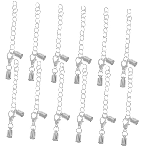 PERSELOSO 20 Stück Teiliges Silberfarbene Karabinerverschlüsse Langlebige Schmuckverschlüsse für Armband und Halskettenherstellung Einfach zu Bedienen Rostfrei DIY Schmuckzubehör PERSELOSO 20 Stück Teiliges Silberfarbene Karabinerverschlüsse Langlebige Schmuckverschlüsse für Armband und Halskettenherstellung Einfach zu Bedienen Rostfrei DIY Schmuckzubehör von PERSELOSO