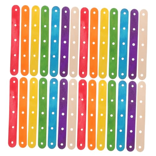 PERSELOSO 200 Stück Bunte Stäbchen mit Löchern für Kreative Diy Projekte Bastelbedarf für Familienaktivitäten PERSELOSO 200 Stück Bunte Stäbchen mit Löchern für Kreative Diy Projekte Bastelbedarf für Familienaktivitäten von PERSELOSO