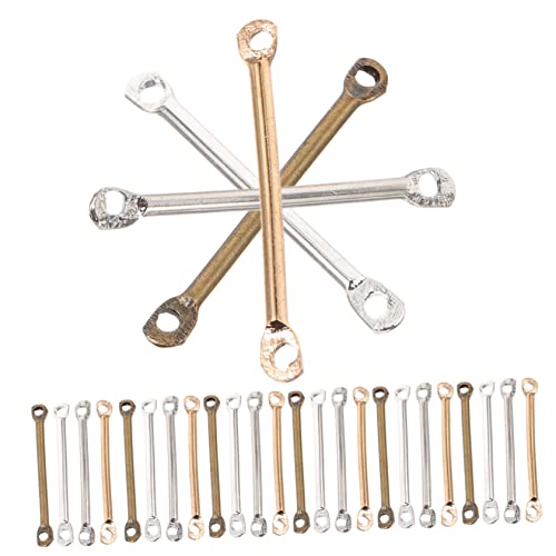 PERSELOSO 200 Stück Ohrringe Verbindungsstäbe Doppel Loch Armband Verbindungselemente Schmuckzubehör für DIY Schmuckherstellung Silber Antikbraun Gold Weißgold PERSELOSO 200 Stück Ohrringe Verbindungsstäbe Doppel Loch Armband Verbindungselemente Schmuckzubehör für DIY Schmuckherstellung Silber Antikbraun Gold Weißgold von PERSELOSO