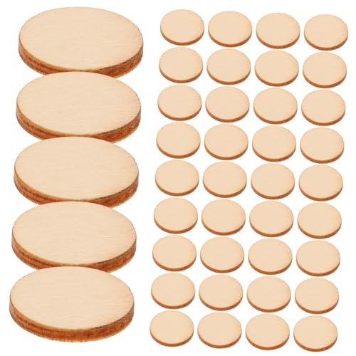 PERSELOSO 200 Stück Unbearbeitete Holzscheiben Runde Holzstückchen für DIY Handwerk Natürliche Holzplatten zum Basteln Glatte Oberfläche für Kreative Projekte PERSELOSO 200 Stück Unbearbeitete Holzscheiben Runde Holzstückchen für DIY Handwerk Natürliche Holzplatten zum Basteln Glatte Oberfläche für Kreative Projekte von PERSELOSO