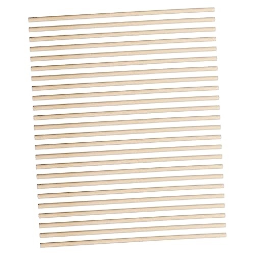 PERSELOSO 200 Stück Unbearbeitete Holzstäbe für DIY Bastelmaterial Naturholz für Kreative Projekte Sicher und Langlebig ohne oder Verfärbungen von PERSELOSO
