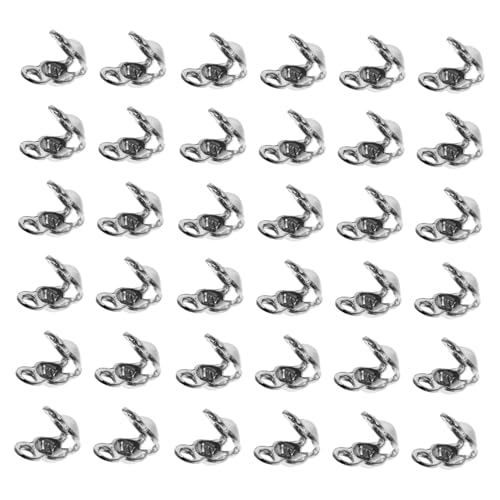 PERSELOSO 200Stücke Armbandverschluss Schnallen für DIY Schmuckherstellung Doppelkapsel Haken Verschlüsse für Halsketten und Armbänder Pakete Á PERSELOSO 200Stücke Armbandverschluss Schnallen für DIY Schmuckherstellung Doppelkapsel Haken Verschlüsse für Halsketten und Armbänder Pakete Á von PERSELOSO