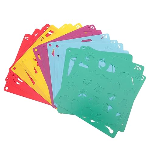 PERSELOSO 20Blätter DIY Zeichenschablonen Malvorlagen für Bastelprojekte Wiederverwendbare Schablonen für Tagebücher und Mehr Sicher und Geruchlos für Erwachsene PERSELOSO 20Blätter DIY Zeichenschablonen Malvorlagen für Bastelprojekte Wiederverwendbare Schablonen für Tagebücher und Mehr Sicher und Geruchlos für Erwachsene von PERSELOSO