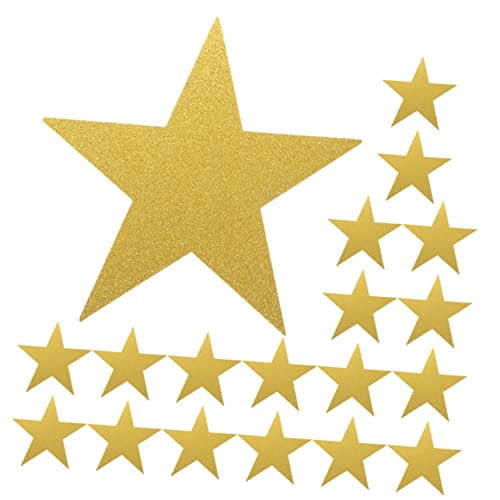 PERSELOSO 20Stücke Glitzernde Papierstern Ausschnitte Dekoration für Klassenzimmer und DIY Projekte Gestaltung für Pinnwände und Feiern Farbiges Bastelmaterial PERSELOSO 20Stücke Glitzernde Papierstern Ausschnitte Dekoration für Klassenzimmer und DIY Projekte Gestaltung für Pinnwände und Feiern Farbiges Bastelmaterial von PERSELOSO