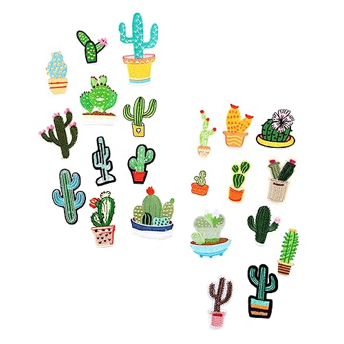 PERSELOSO 22 Stück Teiliges Set Stickerei Patches für Kleidung Taschen DIY Applikationen für Jeans Hüte Schuhe Handarbeiten Dekorative Flicken von PERSELOSO